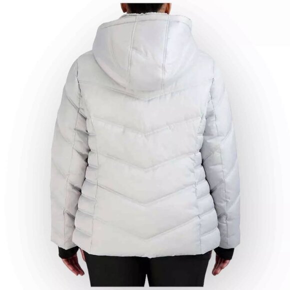Nautica Ladies’ Puffer Jacket, Detachable Hood, Water Resistant - Picture 4 of 7